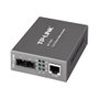 TP-Link MC110CS Convertidor de Medios RJ45 a Fibra Monomodo SC 1310nm Negro